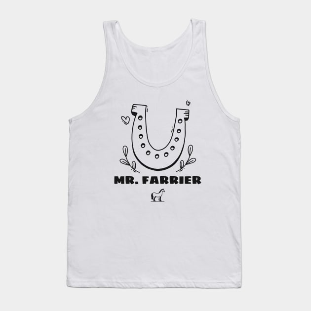 Farrier Tank Top by Mountain Morning Graphics